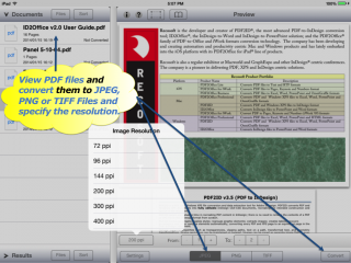 Recosoft ships PDF to JPEG, PNG and TIFF converter apps for iPhone and iPad